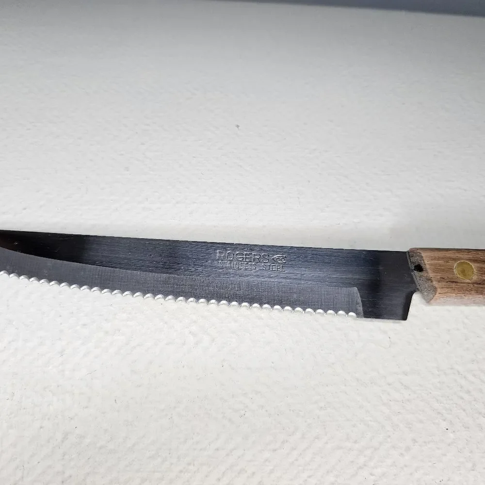 High Carbon Rogers Stainless knife full tang made in Japan 6